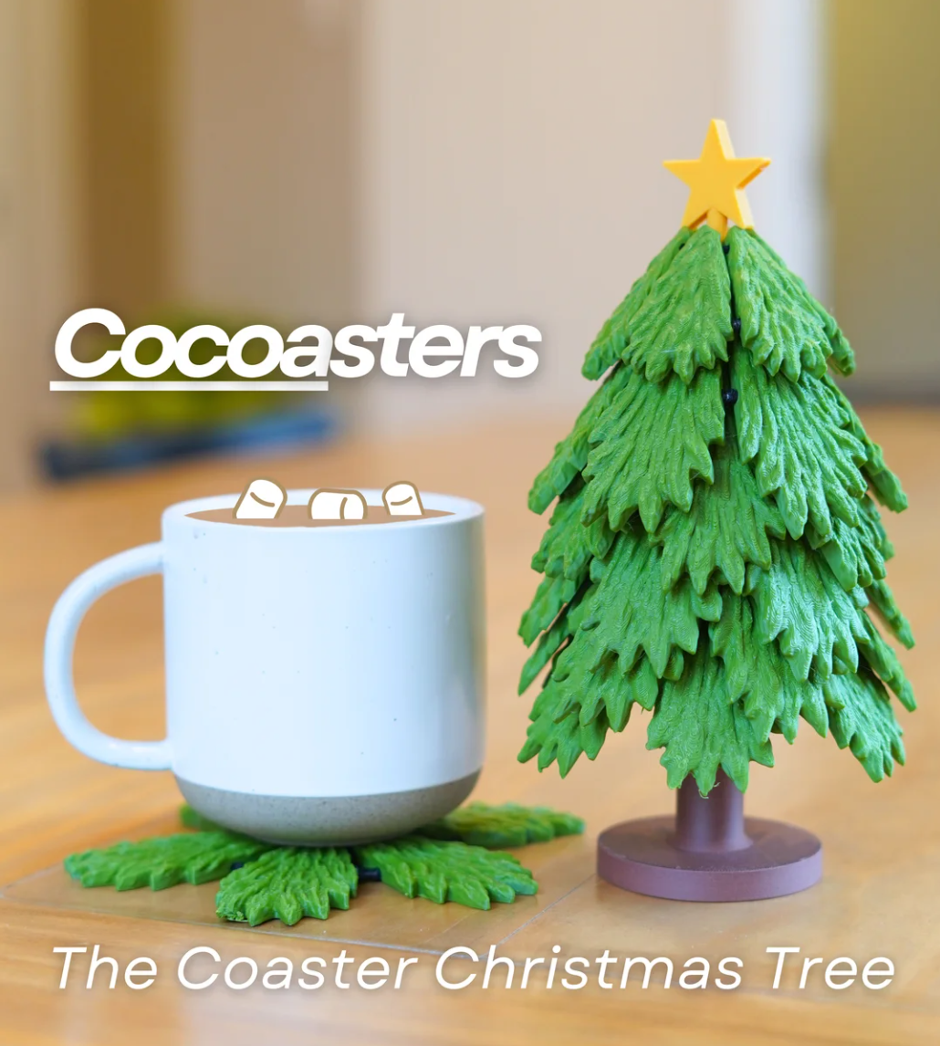 Pinecoaster - Christmas Bardak Altlığı