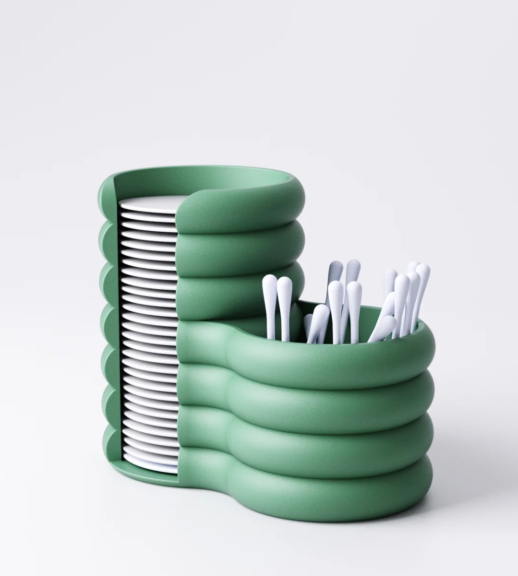 Kulak Çubuğu ve Makyaj Pamuğu Organizer